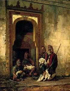unknow artist Arab or Arabic people and life. Orientalism oil paintings 145 oil painting image